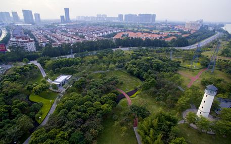 佛山市旅游局组织参加“森林城市·森林惠民”佛山5公里创森一起走活动